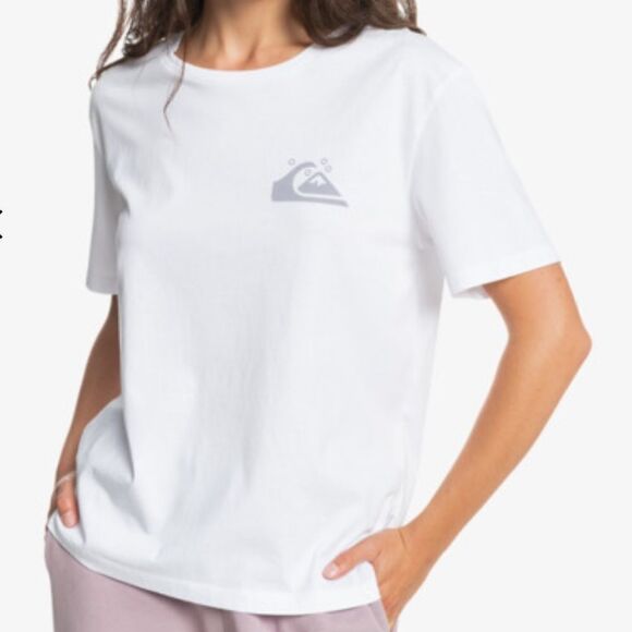 Quicksilver Standard - Organic T-Shirt for Women White S NWT in packaging - Picture 1 of 5